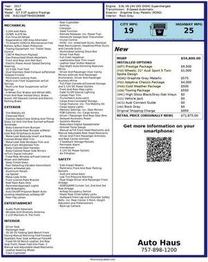 2017 Audi Q7 3.0T Prestige