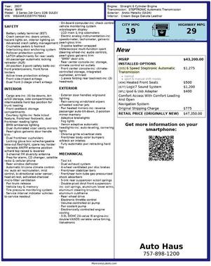 Arctic Metallic 2007 BMW 328 i