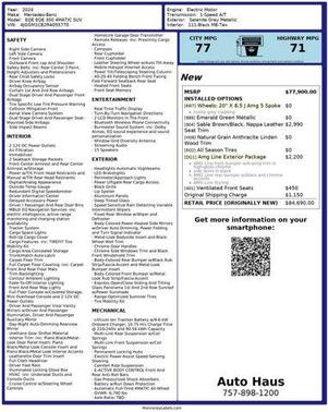 2024 Mercedes-Benz EQE 350 Base 4MATIC