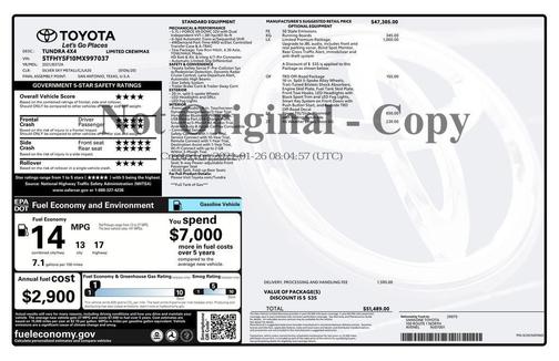 2021 Toyota Tundra Limited