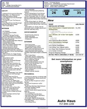 2015 MINI Convertible Cooper S