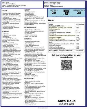 2017 Mercedes-Benz AMG C 43 Base 4MATIC