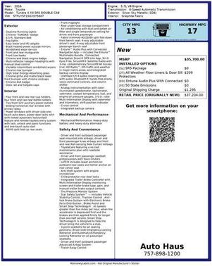 2016 Toyota Tundra SR