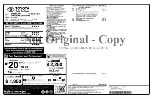 2017 Toyota Tacoma SR5