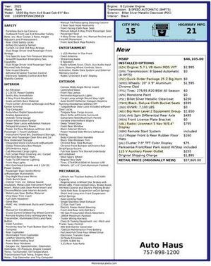 2022 RAM 1500 Big Horn