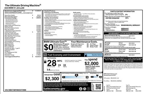 2025 BMW X1 xDrive28i