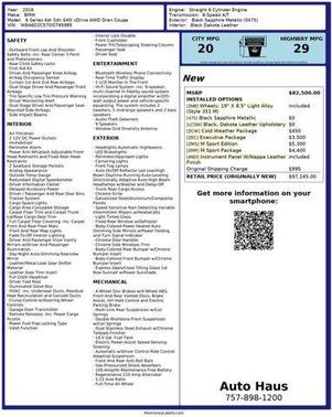 2016 BMW 640 Gran Coupe i xDrive