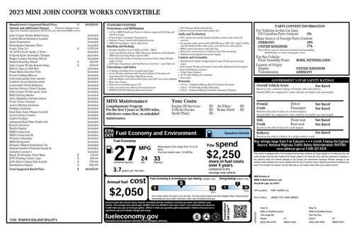 2023 MINI Convertible John Cooper Works