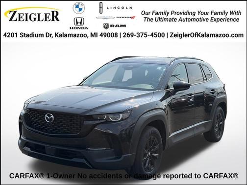 Jet Black Mica 2025 Mazda CX-50 Hybrid Premium Package