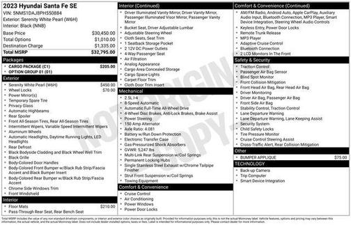2023 Hyundai SANTA FE SE