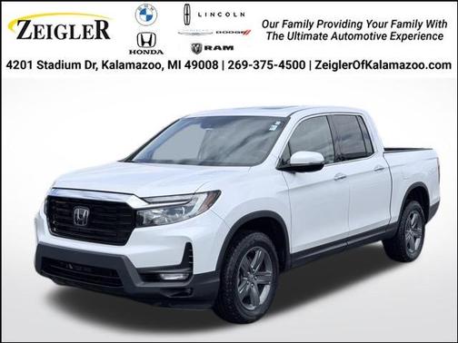 Platinum White Pearl 2023 Honda Ridgeline RTL-E