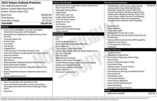 2022 Subaru Outback Premium