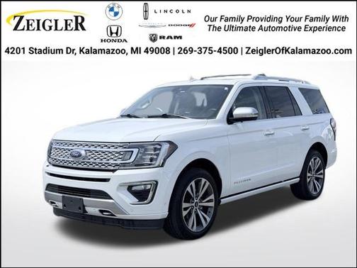 White Metallic 2021 Ford Expedition Platinum