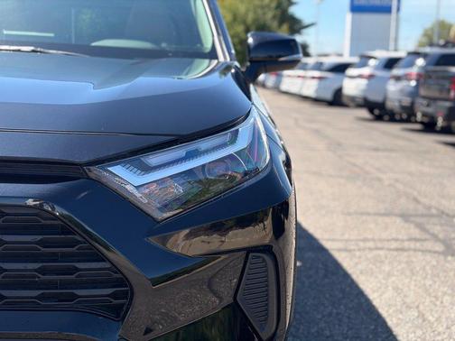 Midnight Black Metallic 2025 Toyota RAV4 Hybrid LE