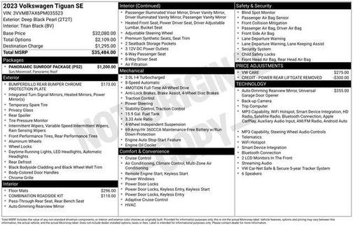 2023 Volkswagen Tiguan 2.0T SE
