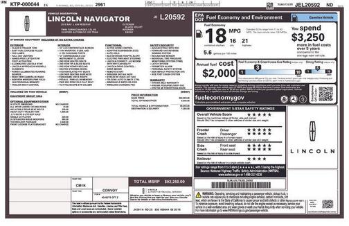 Velvet 2018 Lincoln Navigator L Reserve