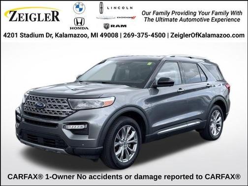 Gray Metallic 2022 Ford Explorer Limited