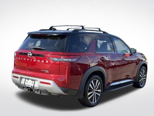 Red 2 Tone 2022 Nissan Pathfinder Platinum