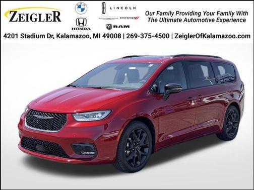 Red 2025 Chrysler Pacifica Limited