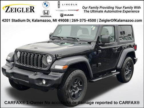 Black Clearcoat 2026 Jeep Wrangler Sport