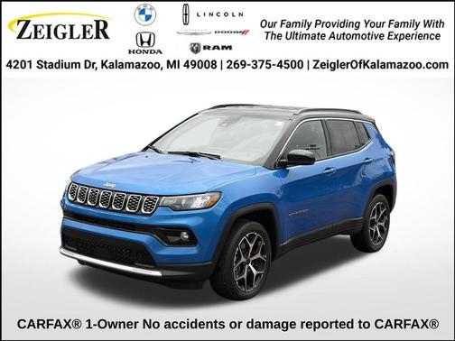 Hydro Blue Pearlcoat 2025 Jeep Compass Limited