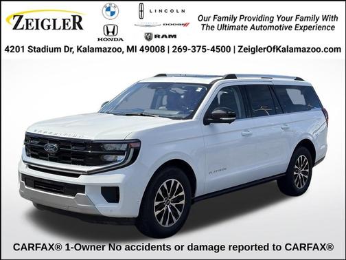 Oxford White 2025 Ford Expedition Max Platinum