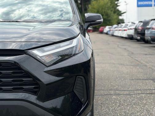 Midnight Black Metallic 2025 Toyota RAV4 Hybrid XLE