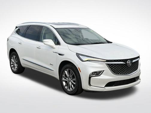 White Frost Tri-Coat 2023 Buick Enclave Avenir
