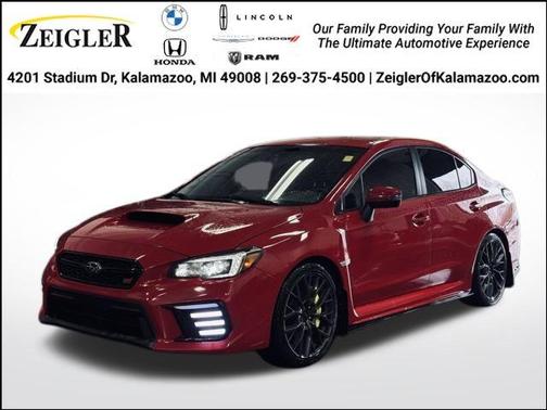 Pure Red 2019 Subaru WRX STI Base