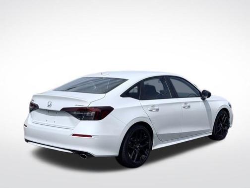 Platinum White Pearl 2025 Honda Civic Sport