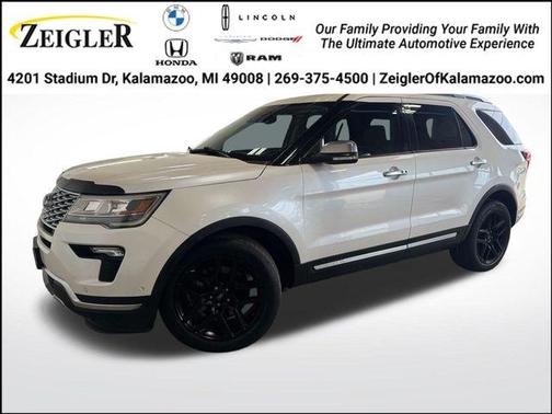 White 2019 Ford Explorer Platinum