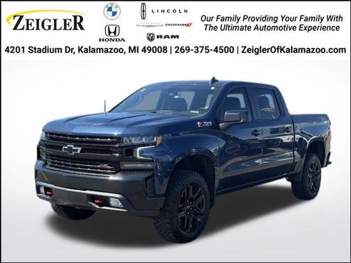 Northsky Blue Metallic 2021 Chevrolet Silverado 1500 LT Trail Boss