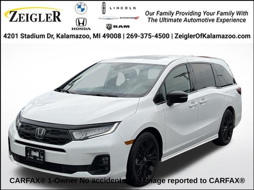White 2025 Honda Odyssey Sport-L