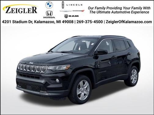 Diamond Black 2022 Jeep Compass Latitude