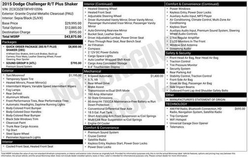 2015 Dodge Challenger R/T