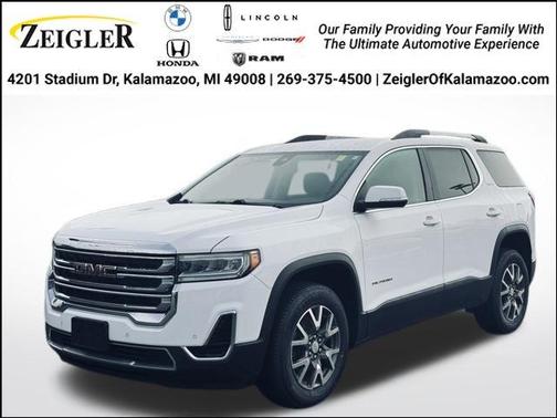 Summit White 2023 GMC Acadia SLE