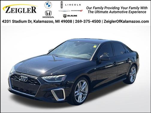 Mythos Black Metallic 2022 Audi A4 45 S line Premium Plus