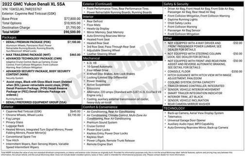 2022 GMC Yukon XL Denali