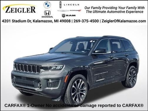 Metallic 2022 Jeep Grand Cherokee Overland