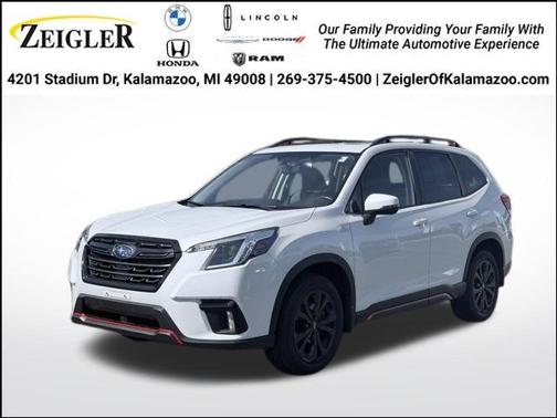 Crystal White Pearl 2023 Subaru Forester Sport