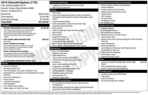 2019 Chevrolet Equinox 2LT