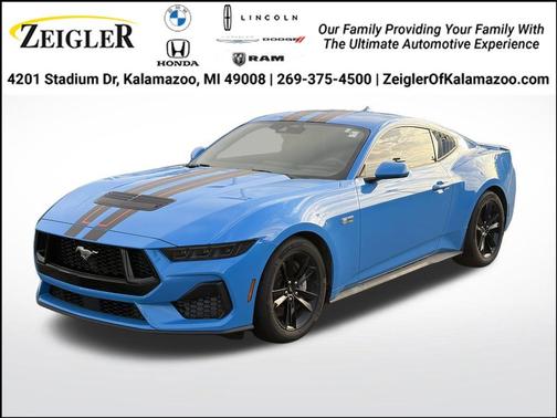 Grabber Blue 2025 Ford Mustang GT