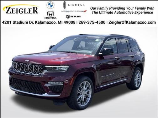Velvet Red Pearlcoat 2025 Jeep Grand Cherokee Summit