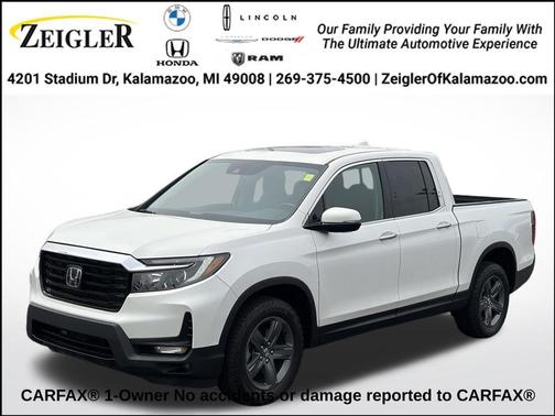 Platinum White Pearl 2023 Honda Ridgeline RTL-E
