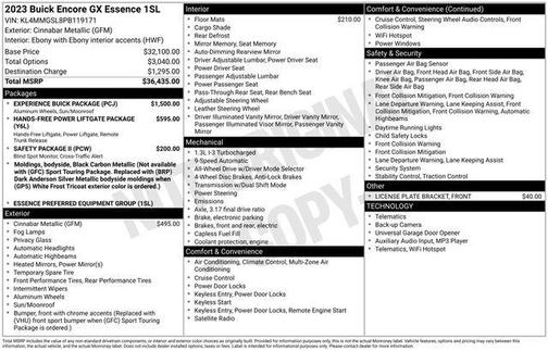 2023 Buick Encore GX Essence