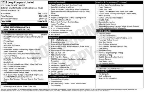 2023 Jeep Compass Limited