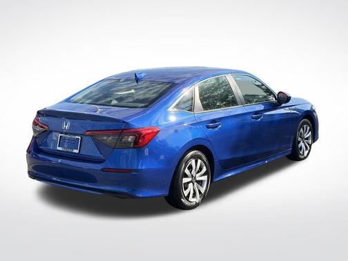 Blue 2024 Honda Civic LX