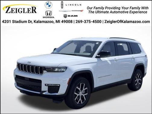 Bright White Clearcoat 2025 Jeep Grand Cherokee L Limited