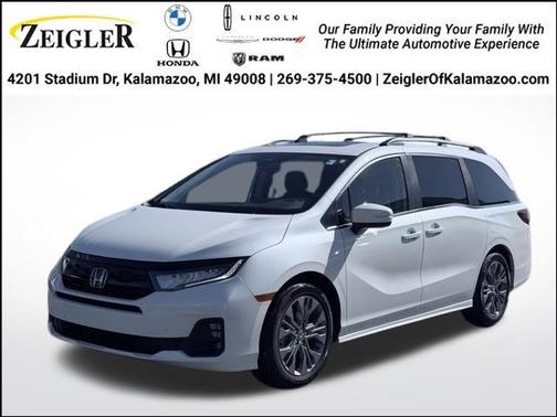 Platinum White Pearl 2025 Honda Odyssey Touring