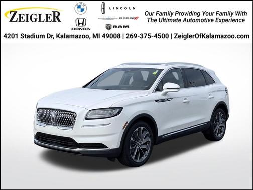 White Metallic 2023 Lincoln Nautilus Reserve